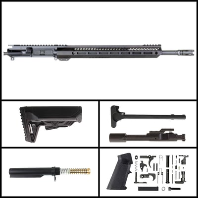 DD 'Metallic Shower' 18" AR-15 .450 Bushmaster Phosphate Rifle Full Build Kit - $389.99