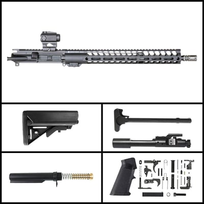 Davidson Defense 'Rapid Resolution w/ Northtac P-12' 16.5-inch AR-15 5.56 NATO Nitride Rifle Full Build Kit - $359.99