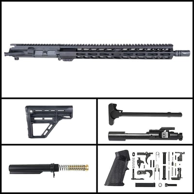 'Tacticians Spell' 16-inch AR-15 5.56 NATO QPQ Corrosion Resistant Nitride Coating Rifle Full Build Kit - $359.99 (FREE S/H over $120)