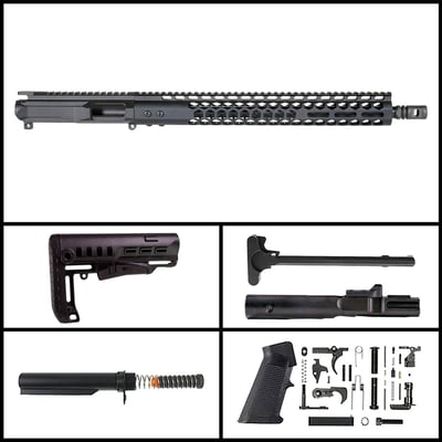 Davidson Defense 'Bluff Boomer' 16.5-inch AR-15 9mm Nitride Rifle Full Build Kit - $359.99