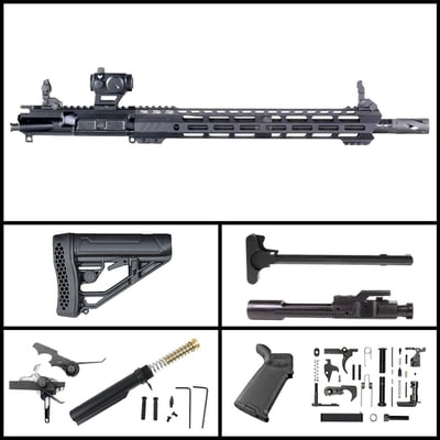 DD 'Nighthawk' 16-inch AR-15 12.7x42 (.50 BW) Manganese Phosphate Rifle Full Build Kit - $654.99 (FREE S/H over $120)