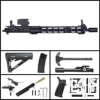 Davidson Defense 'Raptor Hunter' 16-inch AR-15 5.56 NATO Nitride Rifle Full Build Kit - $584.99 (FREE S/H over $120)