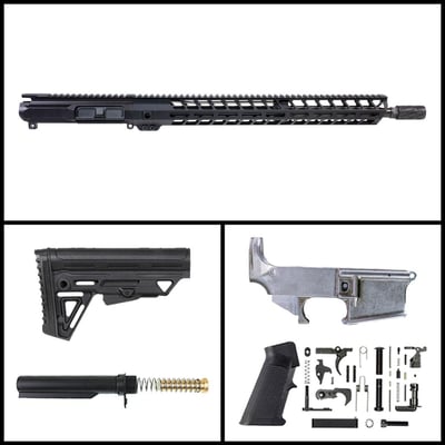 DD 'Stormweaver' 18-inch AR-15 7.62x39 Nitride Rifle 80% Build Kit - $309.99 (FREE S/H over $120)