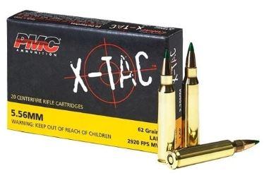 PMC X-Tac 5.56x45MM Ammo 62gr Green Tip LAP 1000 Rounds - $449.99 