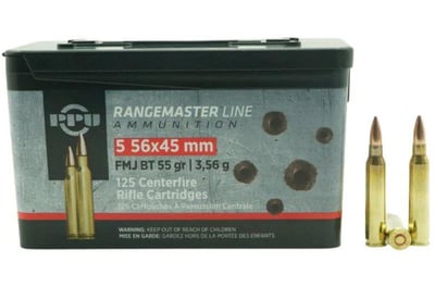 Prvi Partizan (PPU) - RangeMaster - 5.56x45mm - 55 Grain - FMJBT - 500 Rd - Ammo Can - $239.50 with code GUNDEALS10 