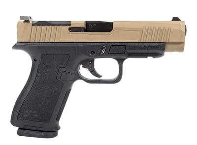 PSA Dagger Micro X-1 9mm 4.15" 15 Rd Pistol - Shield Cut Non-Threaded Barre FDE Slide 2-Tone - $329.99 