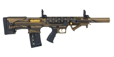 Panzer Arms BP12 American Flag 12 GA 20" Barrel 3" Chamber 5-Rds - $296.99 ($19.99 S/H on Firearms / $15.99 Flat Rate S/H on ammo)