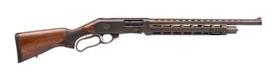 Panzer Arms EG-220 12 Ga 18.5" 7rd Lever Action Shotgun, Natural Walnut Stock - $379.99 
