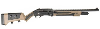 Panzer Arms FS1 Pro Flat Dark Earth / Black 12 GA-3" 20" Barrel 4-Rounds - $369.99 ($19.99 S/H on Firearms / $15.99 Flat Rate S/H on ammo)