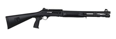 Panzer Arms M4 Tactical 12 Gauge Shotgun 18.5" 5-Rds Semi Auto, Black - $349.99 
