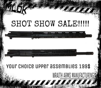 Ar-15 556 16 inch Upper Assembly Last Weekend - $199