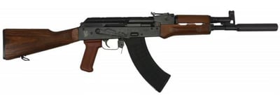 Pioneer Arms GROM Series7.62x39mm AK-47 with Laminated Handguard & Buttstock, Faux Suppressor, & 30 Round Magazine - $599.99 