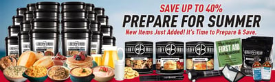 Prepare For Summer - Save Up To 40% On Emergency Food And Survival Gear @ My Patriot Supply (Free S/H over $99)