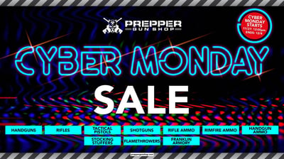 Prepper Gun Shop Cyber Monday 2023 Sale