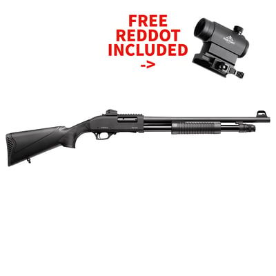 Four Peaks Imports 12000 Copolla PA-1225 Pump Action 12 Gauge 20" 3" 5+1 Black Synthetic Stock Right Hand (Full Size) - GUNPRIME % - $199.0 