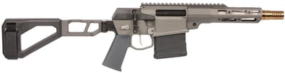 Q The Fix Pistol Grey 8.6 Blackout 8" Barrel 5-Rounds w/ SBA3 Brace - $2880.99 (Grab A Quote) ($19.99 S/H on Firearms / $15.99 Flat Rate S/H on ammo)