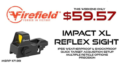 Firefield Impact XLT Reflex Sight - $59.57