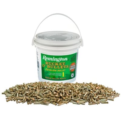 Remington 22 Golden Bullet .22 Long Rifle 36 Grain Plated Hollow Point Brass Cased Rimfire Ammo, 1400 Rounds, 21231 - $99.99 (Free S/H over $49 + Get 2% back from your order in OP Bucks)