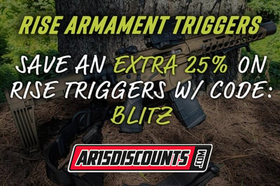 25% Off All Rise Armament Triggers - From $89.21 w/ code: BLITZ (Free S/H over $175)