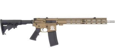 Great Lakes Firearms AR-15 223 Wylde (223/5.56) 16″ Stainless Threaded 30RD Black/Bronze - $479.99