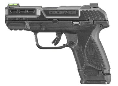 RUGER Security-380 380 ACP 3.42" 15rd Pistol w/ Fiber Optic Sights, Black - $303.99 (FREE Shipping on Firearms)