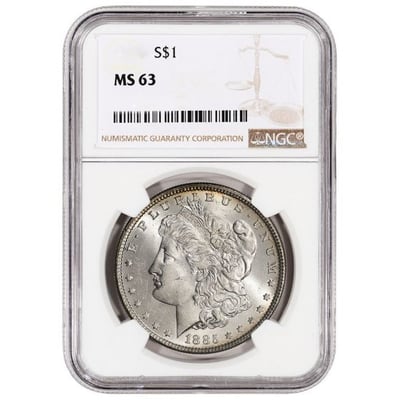 Pre-1921 NGC MS-63 Morgan Silver Dollar - Random Year - $69.99 (Free S/H over $99)