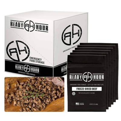 Freeze-Dried Beef Case Pack (24 servings, 6 pk.) - $119.95 (Free S/H over $99)