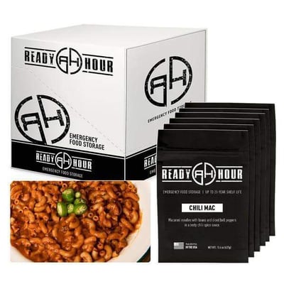 Chili Mac Case Pack (48 servings, 6 pk.) - $39.95 (Free S/H over $99)