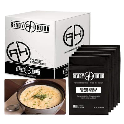 Creamy Chicken Flavored Rice Case Pack (24 servings, 6 pk.) - $29.45 (Free S/H over $99)