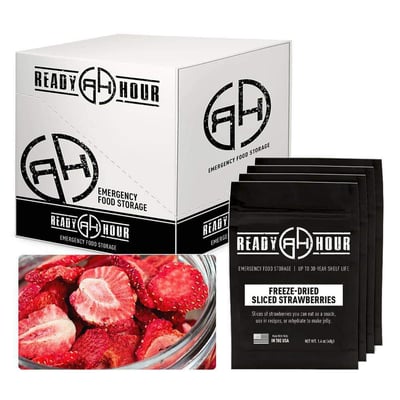 Freeze-Dried Strawberries Case Pack (32 servings, 4 pk.) - $32.95 (Free S/H over $99)