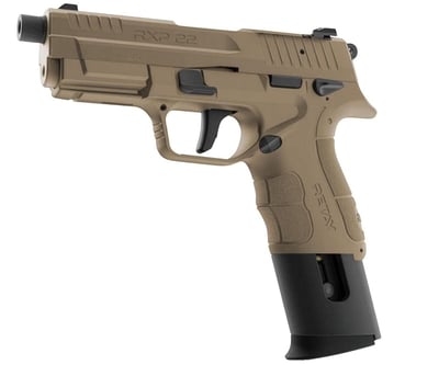 Retay RXP22 FDE 22LR 4" 18rd/13rd O.R Pistol, - $219.99 