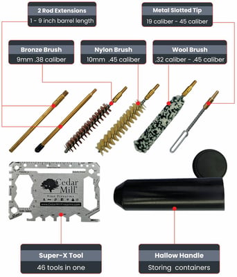 BOGO - Micro Pistol Cleaning Kit + FREE X-Tool - $9.95 + S/H (second Micro Pistol Cleaning Kit auto added to cart)