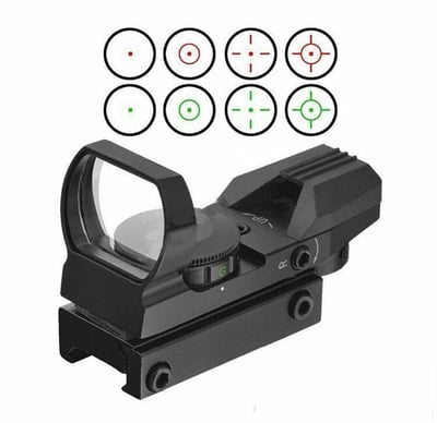 Tactical 1x22 Red Green Dot Holographic Reflex Scope Sight - $19.99
