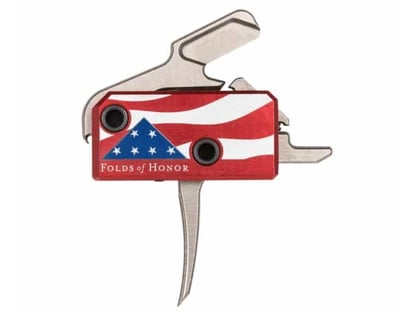 Rise Armament The Patriot, Flat Silver 3.5-lb Trigger - $100 