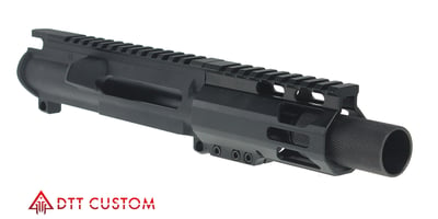 Davidson Defense “Ross” AR-15 Pistol Upper Receiver 4” KAK Industries 9MM QPQ Nitride 1-10T Barrel 4” M-Lok Handguard - $129.99