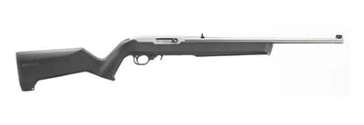 Ruger 10/22 Carbine Black / Stainless .22 LR 18.5" Barrel 10-Rds w/ Magpul MOE X-22 Stock - $269.99 ($19.99 S/H on Firearms / $15.99 Flat Rate S/H on ammo)