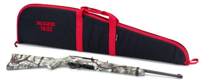 Ruger 10/22 Go Wild Rock Star Camo / Black .22 LR 18.5" 10rds W/ Soft Case - $295.99 ($9.99 S/H on Firearms / $12.99 Flat Rate S/H on ammo)