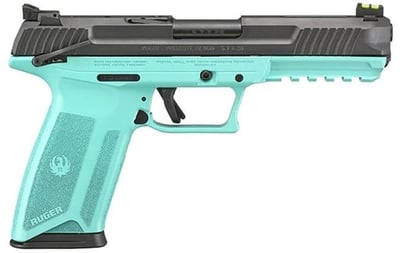 Ruger 57 5.7x28mm 4.94" barrel 20rd, Turquoise 16405 - $449.99