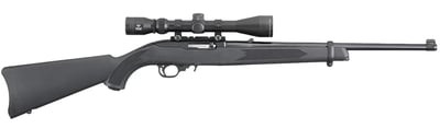 Ruger 10/22 Carbine 22 LR 18.5" 10 Rd with Viridian EON 3-9x40mm Scope and Hard Case - $299.99