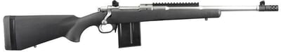 Ruger 6829 Scout 308 Win 16.10" 10+1 Matte Stainless Fixed w/Aluminum Bedding Stock - $1039.32