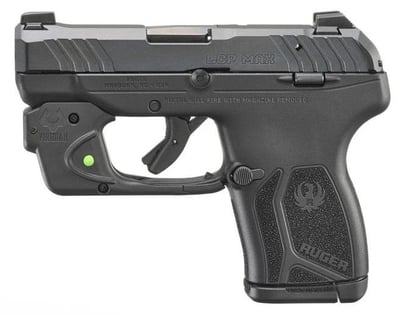 Ruger LCP Max Black .380 ACP 2.8" Barrel 10-Rounds w/ Viridian E Laser - $279.99 ($19.99 S/H on Firearms / $15.99 Flat Rate S/H on ammo)