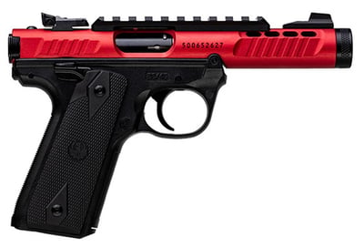 Ruger Mark IV 22/45 Lite Red 22 LR 4.4" Threaded Barrel 10-Rds - $559.99 + Free Shipping