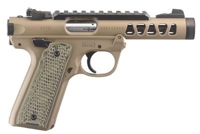 Ruger Mark IV 22 LR 4.4" 10rd - FDE - $540.99 (FREE Shipping on Firearms)