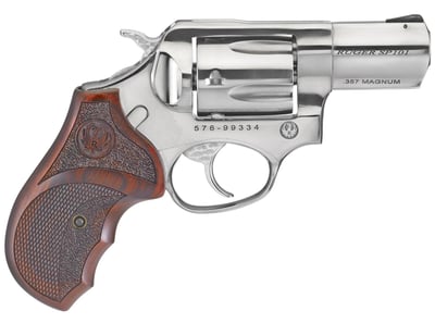 Ruger SP101 Match Champion .357 Mag 5-Rd Revolver, 2.25" Barrel, Fixed Sights, Silver - $649.99 