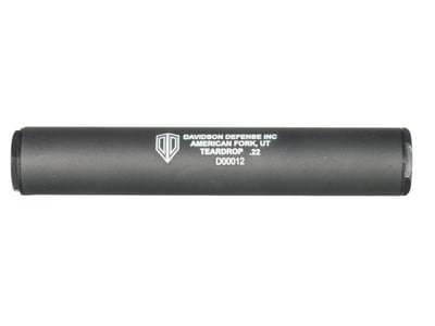 Davidson Defense 22 LR / 17 HMR / 22 Mag Suppressor - 1/2x28 TP - Full Auto Rated - $149.99 