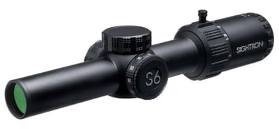 Sightron S6 1-6x24mm IR4A Multi-Coating Rifle Scope with 30mm Tube and Second Focal Plane (Black) - $1299.99 (Free S/H)
