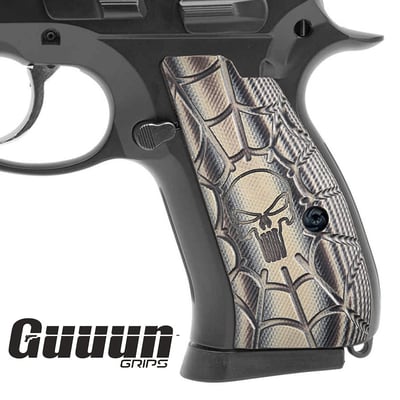 Skull Texture G10 Grips For Compact 1911 /CZ 75 /Beretta92 /PT92 - $15.99 After code "CRAZYY"
