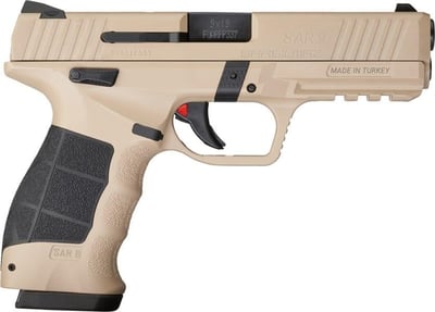 Sar USA CM9BL10 CM9 9mm Luger 3.80" 10+1 Black - $388.99 (Add To Cart)