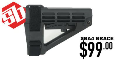 SB Tactical SBA4 Pistol Stabilizing Brace - $99