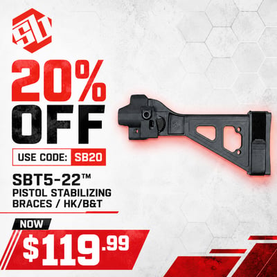 SBT5-22 Pistol Stabilizing Braces / HK/B&T - $119.99